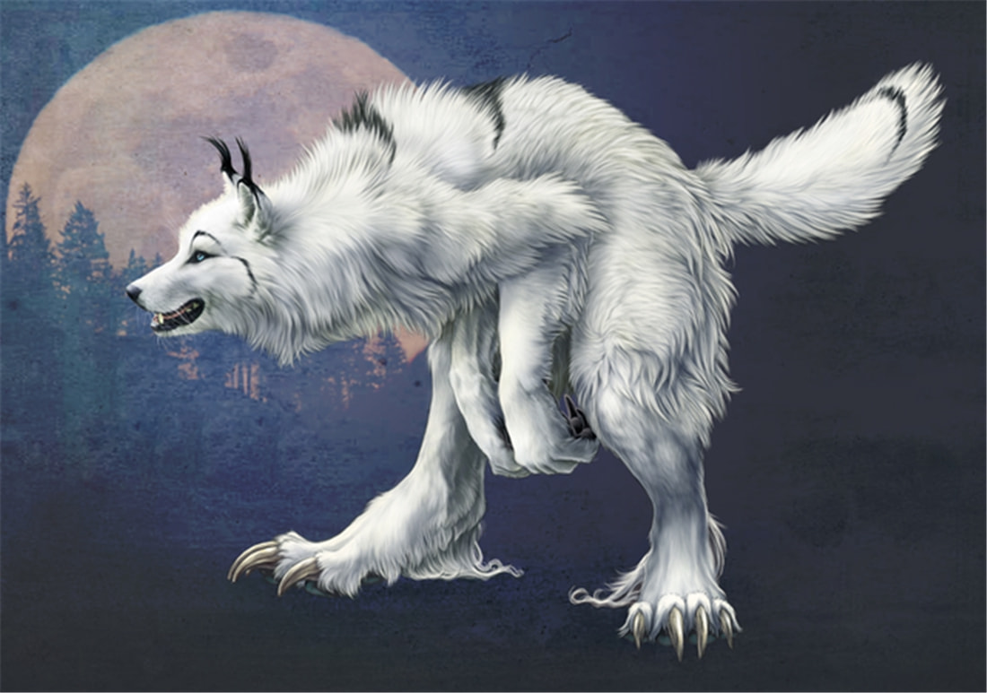 長白山多次出現(xiàn)“狽”，最早記載于西漢，奔跑時前腿搭在狼身上